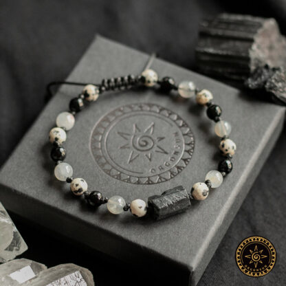 Bransoletka Ochronna Ochrona przed złem i złym okiem Turmalin Męska Amulet Bransoleta Talizman