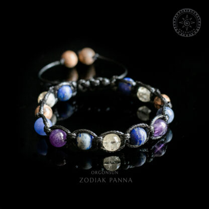 Męska Bransoletka Panna Zodiak Zodiakalna dla Panny dla Mężczyzny Znak Zodiaku Virgo - obrazek 3