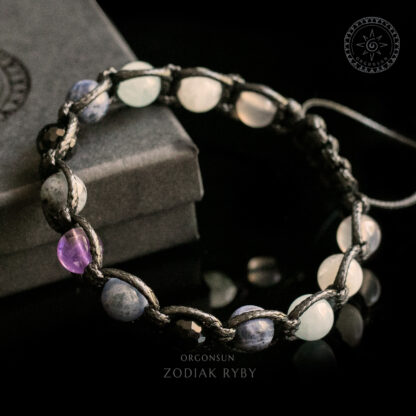 Męska Bransoletka Zodiak dla Ryby Zodiakalna – Ryba Znak Zodiaku Pisces dla Mężczyzny - obrazek 4