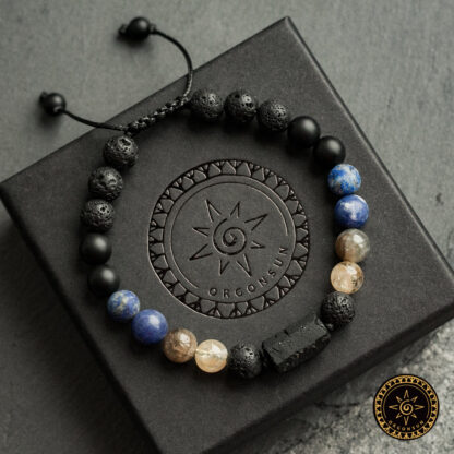 Męska Bransoletka Zodiak dla Panny Zodiakalna - Panna Znak Zodiaku Virgo dla Mężczyzny - obrazek 3