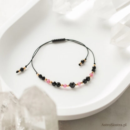 Bransoletka Ochrona i Miłość z Turmalinem Turmalin Ochrona Talizman Amulet - obrazek 2