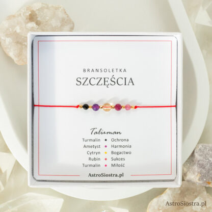 Bransoletka Szczęścia 5 kamieni - obrazek 2