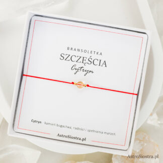 Bransoletka Szczęścia Cytryn