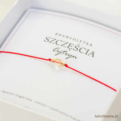 Bransoletka Szczęścia Cytryn - obrazek 2