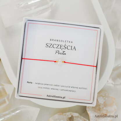 Bransoletka Szczęścia Perła
