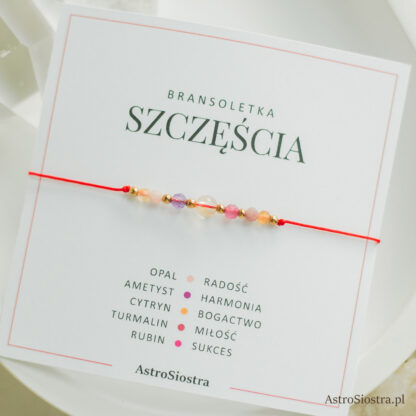 Bransoletka Szczęścia Bogactwo Sukces Miłość