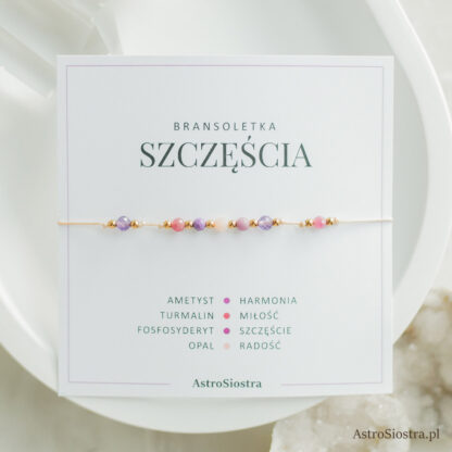 Bransoletka Szczęścia Harmonia Miłość Radość - obrazek 3