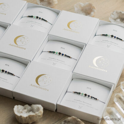 Bransoletka Byk Znak Zodiaku Zodiakalna z Turmalinem - obrazek 5