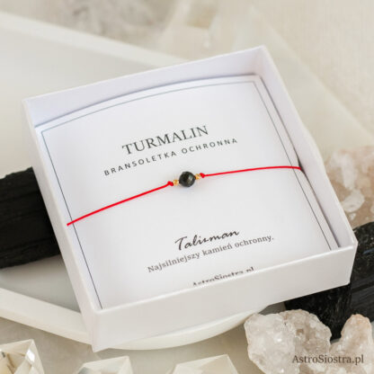 Bransoletka Ochronna z Turmalinem Turmalin Ochrona Talizman Amulet - obrazek 2