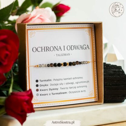Bransoletka Ochrona i Odwaga Talizman Amulet Ochronny - obrazek 3