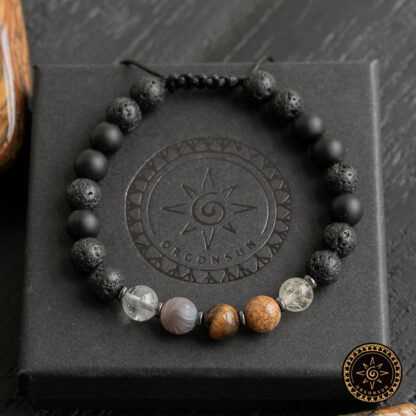 Męska Bransoletka Bliźnięta Zodiak dla Bliźniąt / Bliźniaka Zodiaku Zodiaku Bliźniak Gemini dla Mężczyzny - obrazek 2