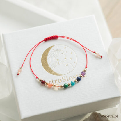 Bransoletka Czakry Harmonia Czakr Talizman Amulet 14K - obrazek 2